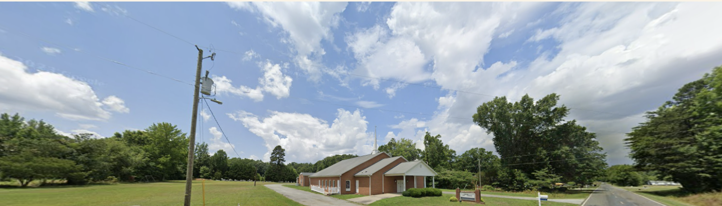 Hester Grove Baptist Church exterior on a bright day
